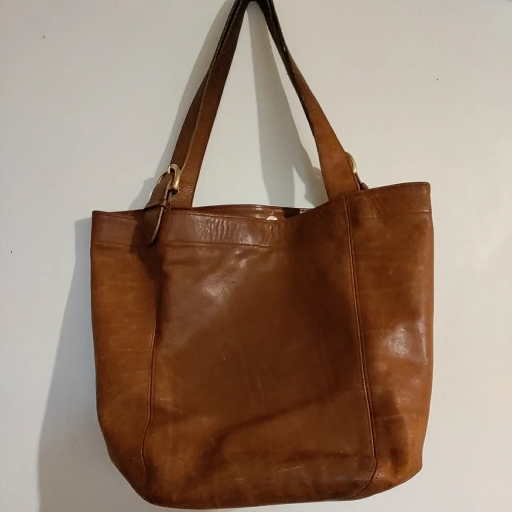 Vintage Coach XL Soho Carryall Weekender Shoulder Tote Bag 4082 British Tan
